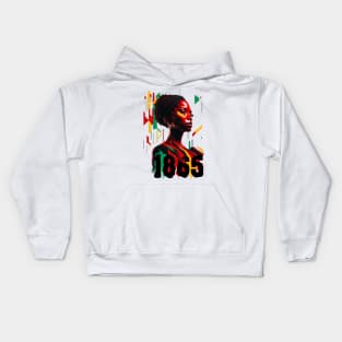 juneteeth 06/19/2023- emancipation of enslaved African Americans 06/19/2023 Kids Hoodie